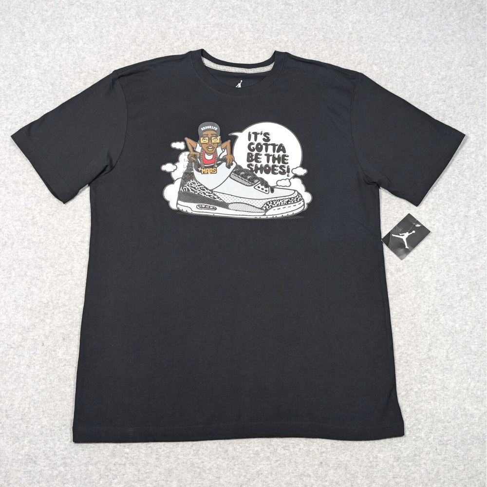 Nike Air Jordan T Shirt Mens Large Spike Vs Psych Shoes Jumpman New